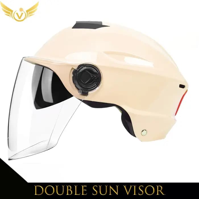 V casque de Scooter électrique été V Chopper casques de Moto cascade de sécurité Soman Articles urbains femme hommes