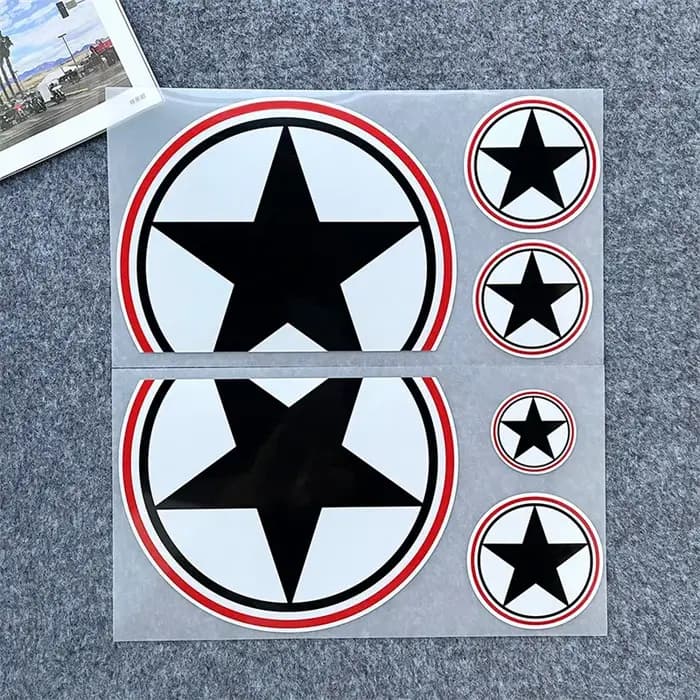 Autocollant de décoration de carrosserie de moto