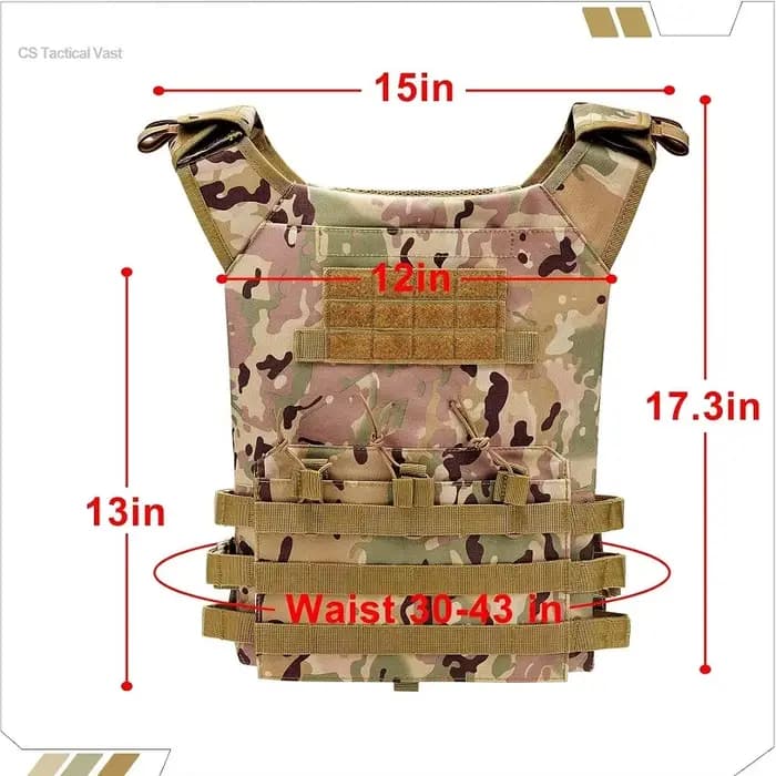 Gilet tactique, gilet de protection pour la sécurité, gilet de combat, gilet de protection pour la chasse, gilet de sécurité pour activités de plein air, gilet pour jeux de type CS, gilet pour entraîn