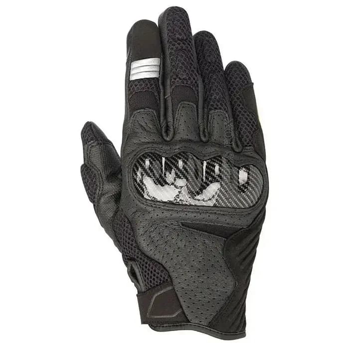 Gants de course Alpine Motos GP Air V2 en cuir ventilé, résistants aux chutes, compatibles écran tactile, en fibre de carbone.