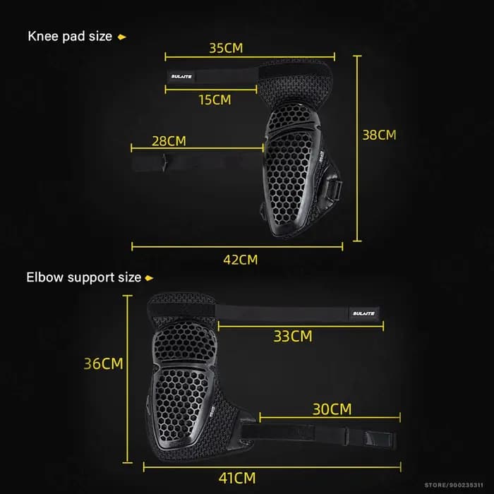 Genouillères de moto genouillère de motocross maille protection de coude de moto genouillères de spo