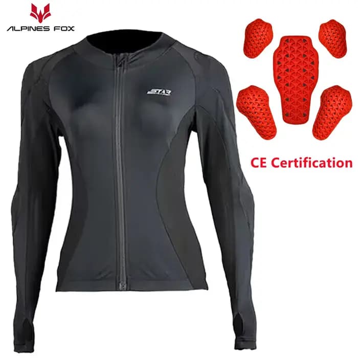 Veste d'armure de moto d'été pour femmes et adolescentes