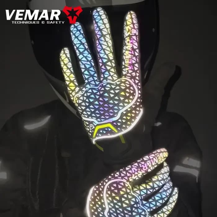 Gants de moto VEMAR, respirants pour l'été et imperméables pour l'hiver