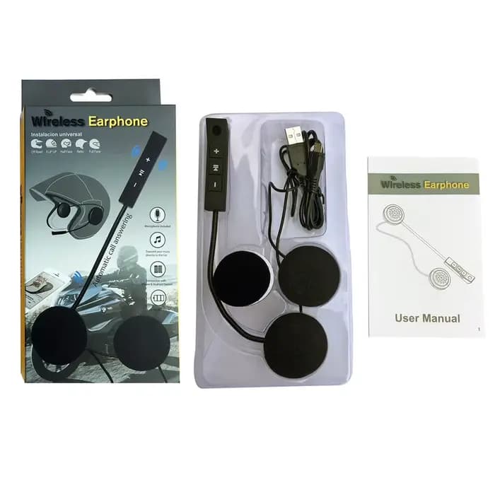 BT30S casque de moto casque Bluetooth 5.3 sans fil écouteur mains libres Kit d'appel stéréo pour cav