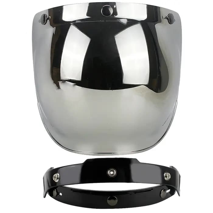 Visière à bulles pour casque de moto