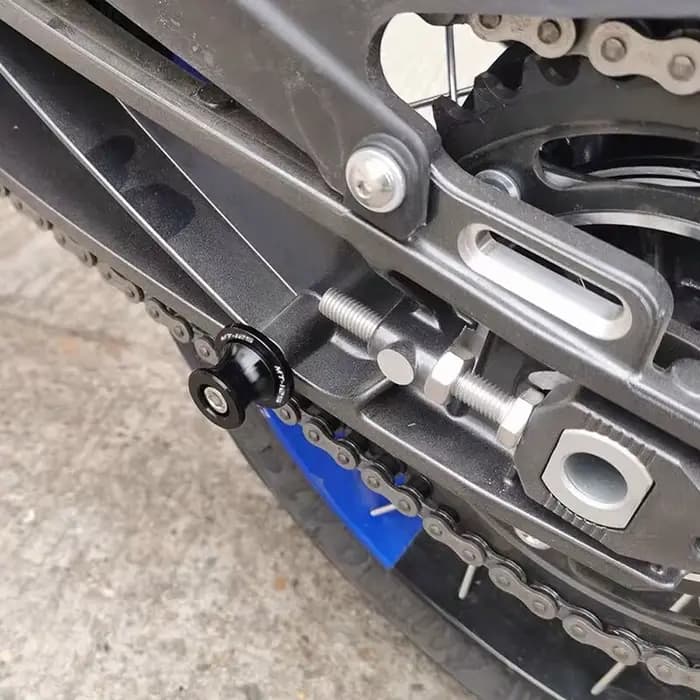 Pour YAMAHA MT125 MT-125 MT 125 2015 2016 2017 2018 moto M6 accessoires bras oscillant curseurs vis
