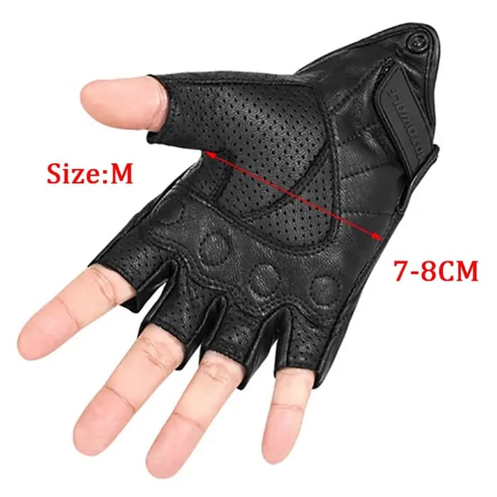 Gants de moto en cuir véritable pour BMW et HONDA