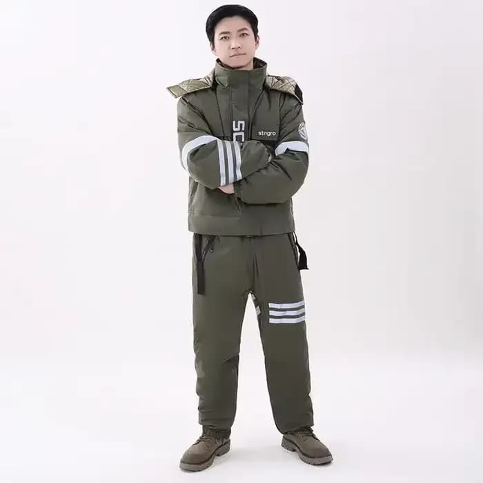 Veste de moto électrique résistante au froid, vêtements de neige, ski d'hiver, pêche et équitation,