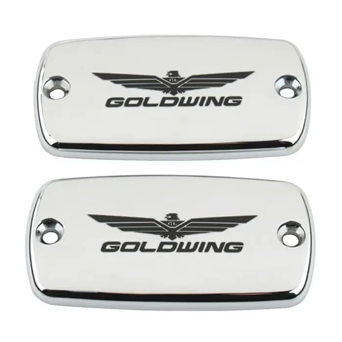 Bouchons de liquide de frein chromés pour Honda Gold Wing GoldWing GL 1500 1800 TVX 1800, Eagle Moto