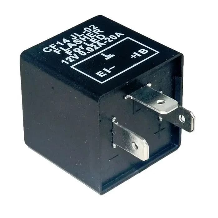 Relais de clignotant LED réglable 12v, 3 broches, clignotants de moto, convertisseur de clignotant,