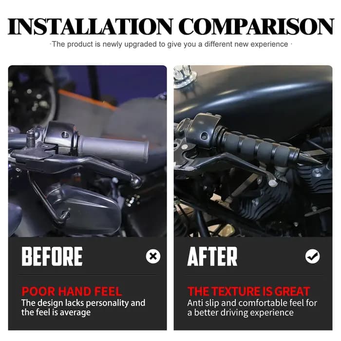 Poignées de guidon de moto 1 ", 25mm, pour Harley Sportster Dyna Softail FLS Touring Electra Street Glide pour Yamaha