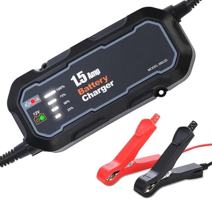 Chargeur de batterie de moto intelligent automatique 12V 1500mA