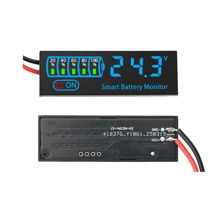 Indicateur de niveau de batterie DC7-40V 12V 24V 36V 48V