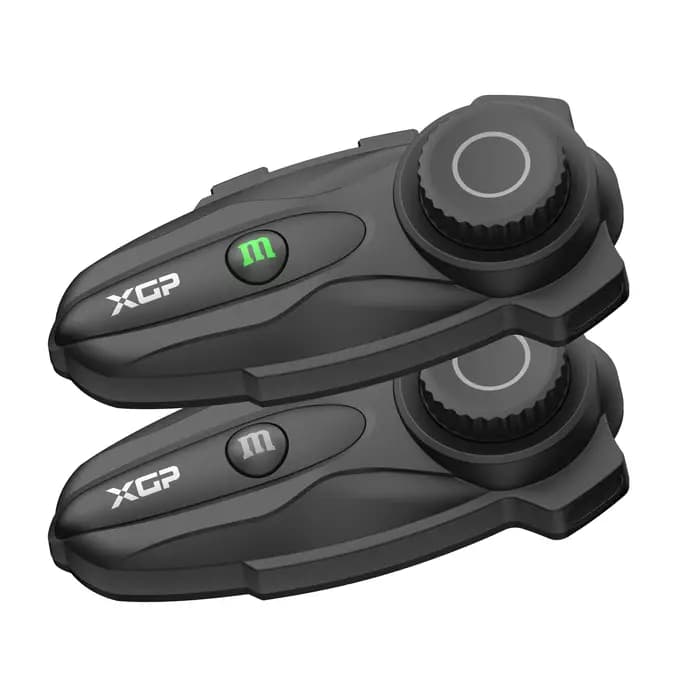 2025 Nouvel interphone de moto XGP X10 prend en charge l'interphone et l'écoute de musique simultanée 10 coureurs 2000 mètres