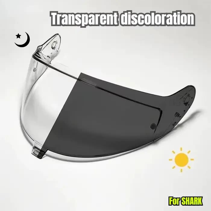 Lentille de casque de moto pour visière multicolore SHARK troisième génération D-Skwal3 Skwal deuxiè