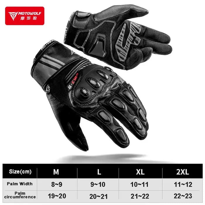 Gants de moto pour hommes
