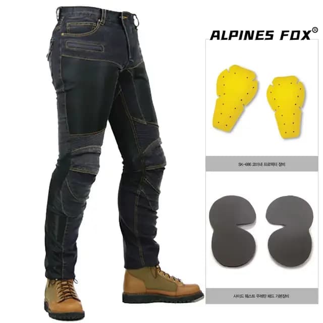 Veste de moto en jean pour hommes, combinaison de course en maille, vêtements Anti-chute pour Locomo
