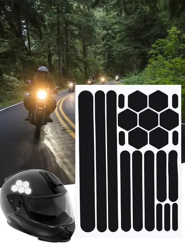 Autocollants réfléchissants pour moto