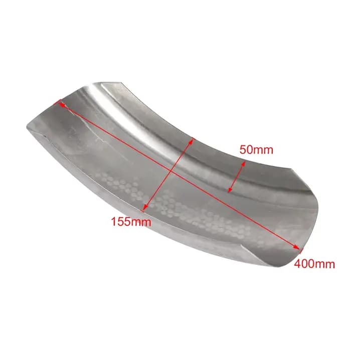 Garde-boue de protection de roue arrière pour moto Cafe Racer, 6.1 pouces, court/long, en acier non