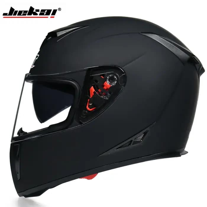 Casque intégral de moto à double lentille