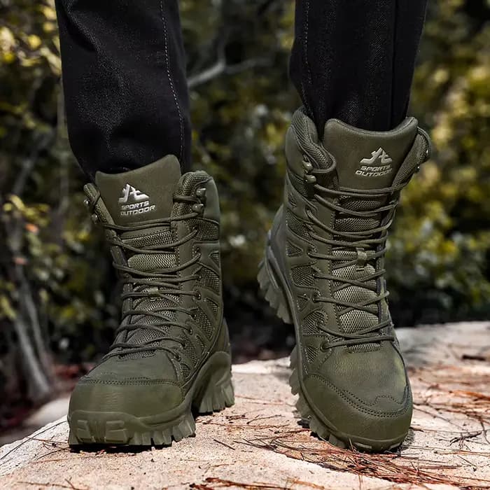 Nouvelles bottes de travail en cuir de haute qualité pour hommes