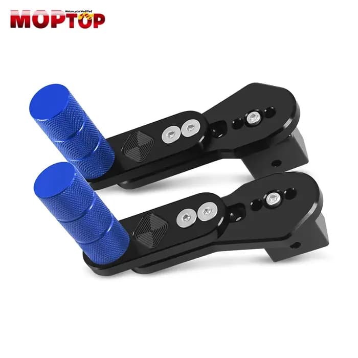 Repose-Pieds Télescopiques Multi-Angles Réglables pour Moto