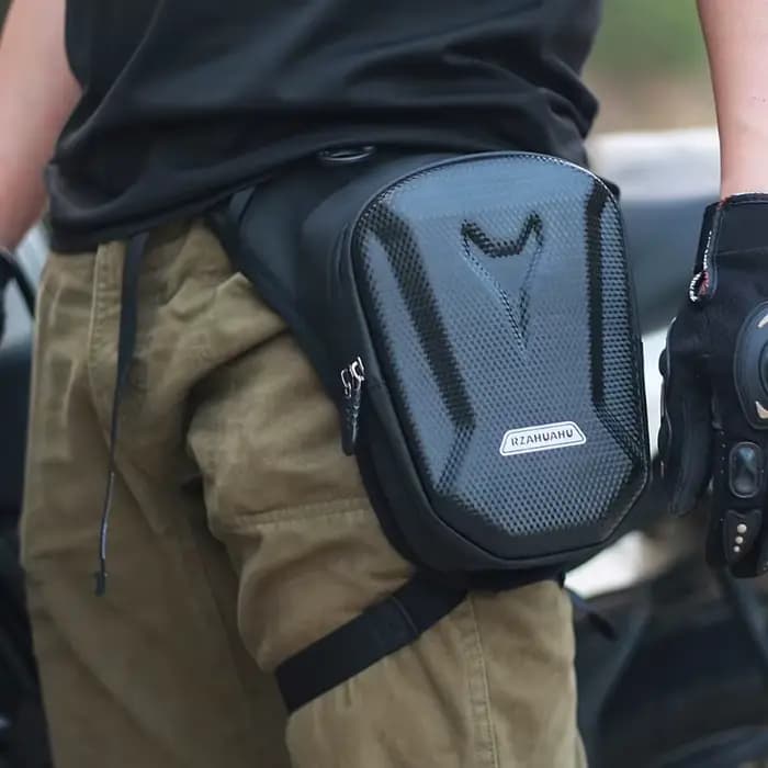 Sac latéral de jambe de moto