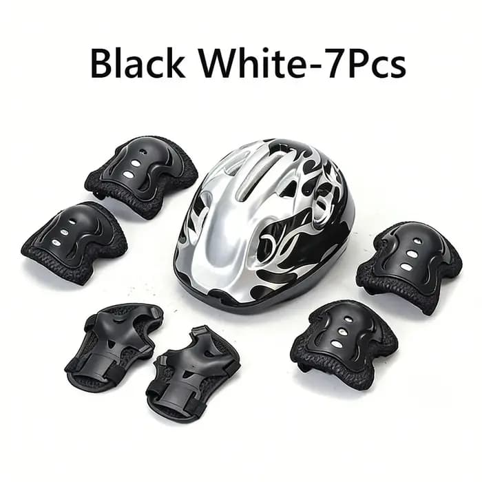 Casque avec genouillères