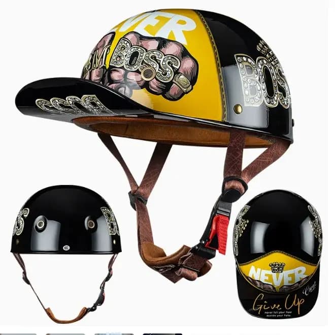 Casque de moto tendance pour homme et femme