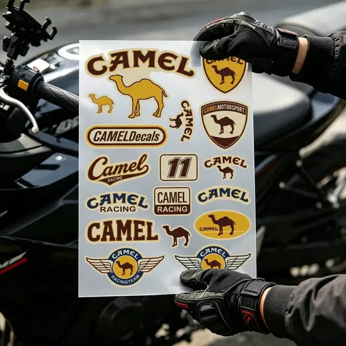 Autocollant réfléchissant pour moto