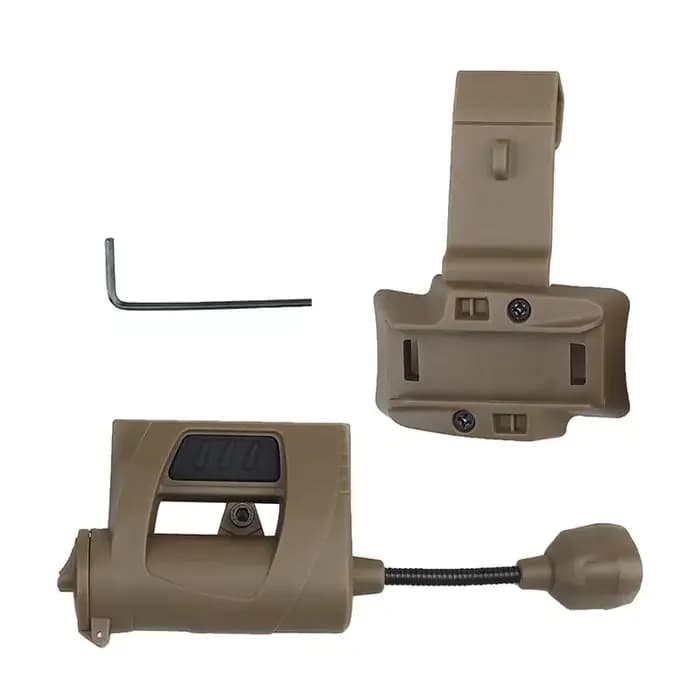 Lampe frontale tactique pour éclairage nocturne extérieur