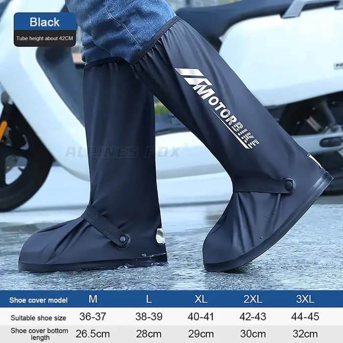Bottes de pluie à Tube haut pour moto