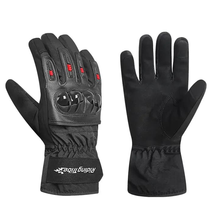 Gants de Moto pour hommes hiver imperméable coupe-vent écran tactile