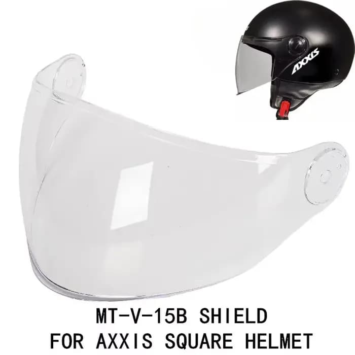 AXXIS MT-V-15/15B casque de moto visière carré ouvert