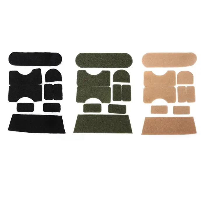 Lot de 9 autocollants professionnels pour casque, en polyester, accessoires adhésifs pratiques pour la fixation DIY des casques