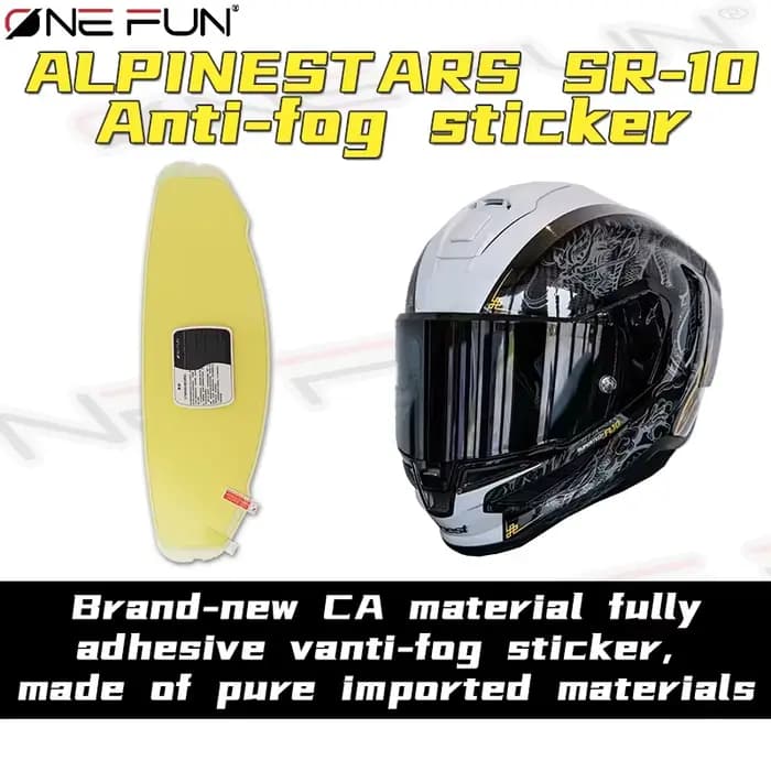 Visière Anti-buée pour casque de moto SR10