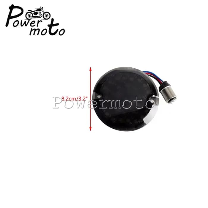 Clignotants LED avant et arrière de 3 1/4 pouces, indicateur pour Harley Heritage Softail Electra Gl