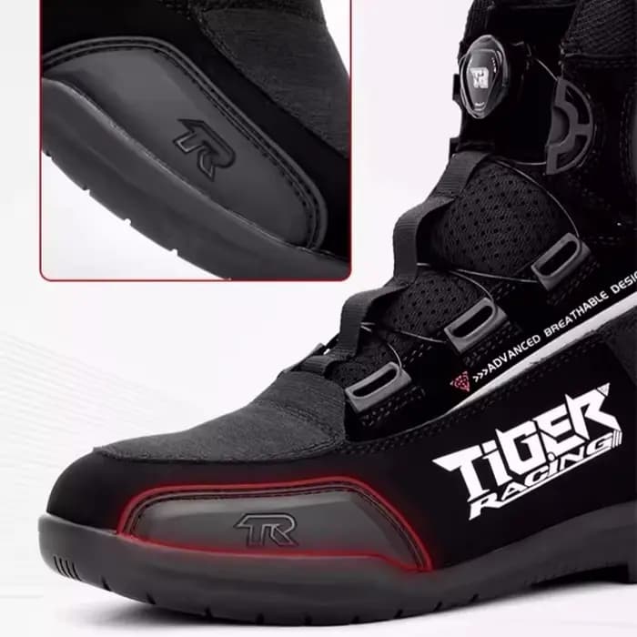 Bottes de moto respirantes d'été 2025 TIGER TR-R1