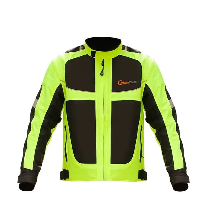 Veste de moto style d'été respirant Hurbike équitation armure de protection manteau nuit coulée iode vêtements de sécurité JK-21