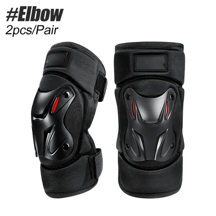 1 paire de genouillères pour moto, équipement de protection pour moto, protections pour genoux, tout-terrain, coudières pour moto, sports de plein air