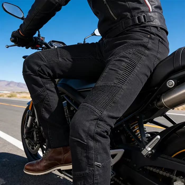 Pantalon de moto respirant pour homme