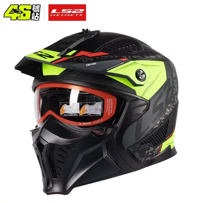 OF606 Drifter unisexe combinaison casques ouverts moto Motocross hommes femmes mode