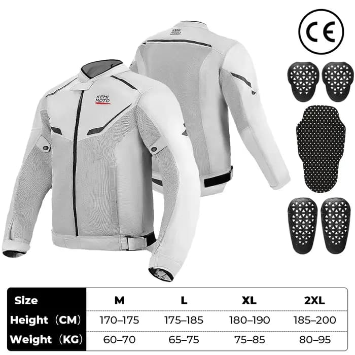 Veste de moto pour hommes