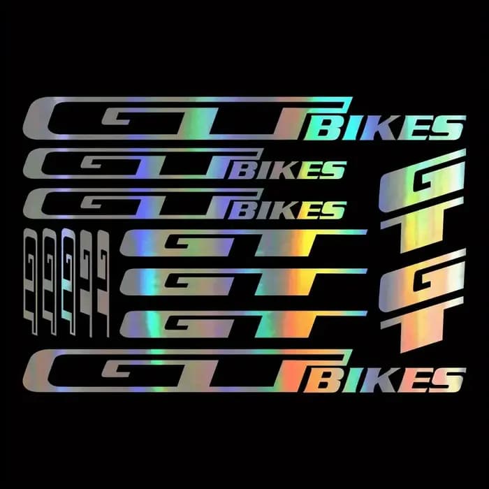 Un ensemble de 14 autocollants créatifs pour casques de vélo