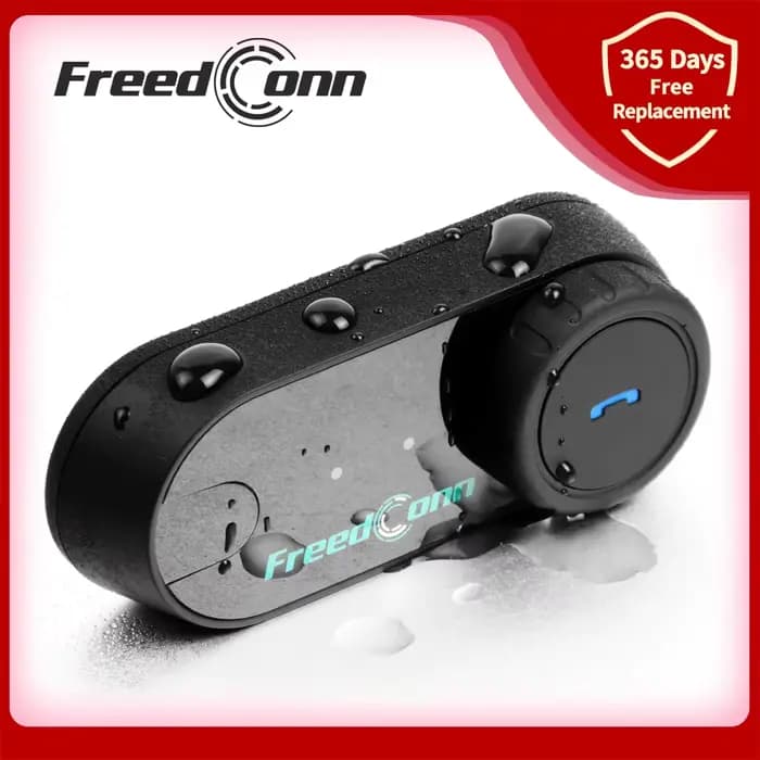 Oreillette Bluetooth pour moto, appareil de communication pour casque, intercom FM, sauna, pour 6 mo
