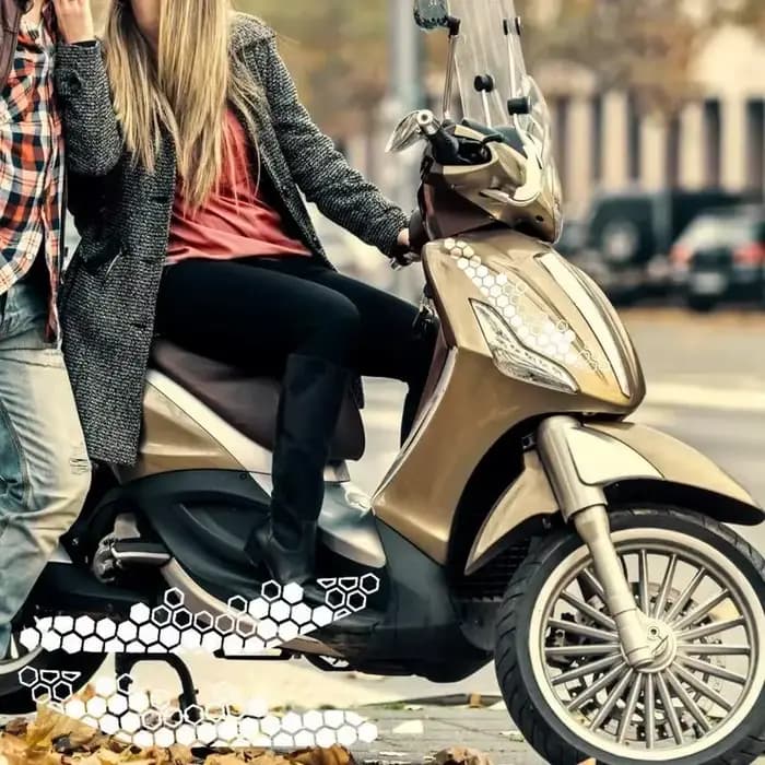 Autocollant moto nid d'abeille casque décalcomanies autocollants
