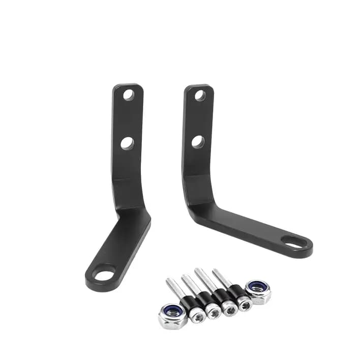 Support de projecteur de rétroviseur latéral de guidon de moto