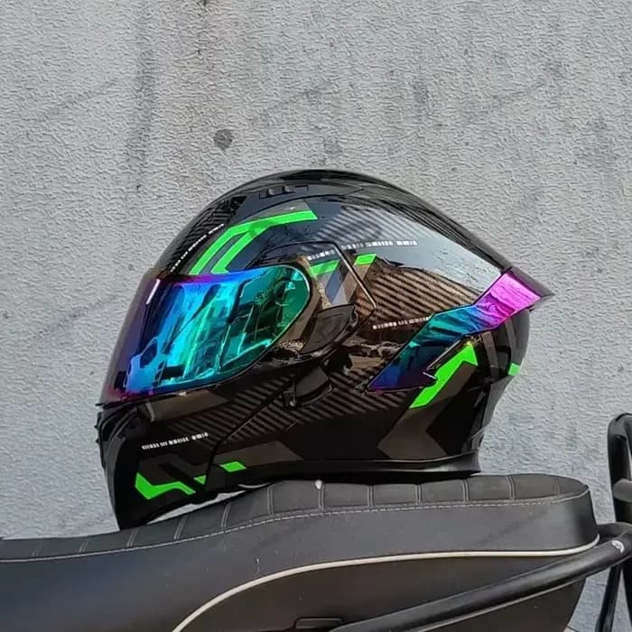 Casque de moto ORZ Yohe Big Tail unisexe