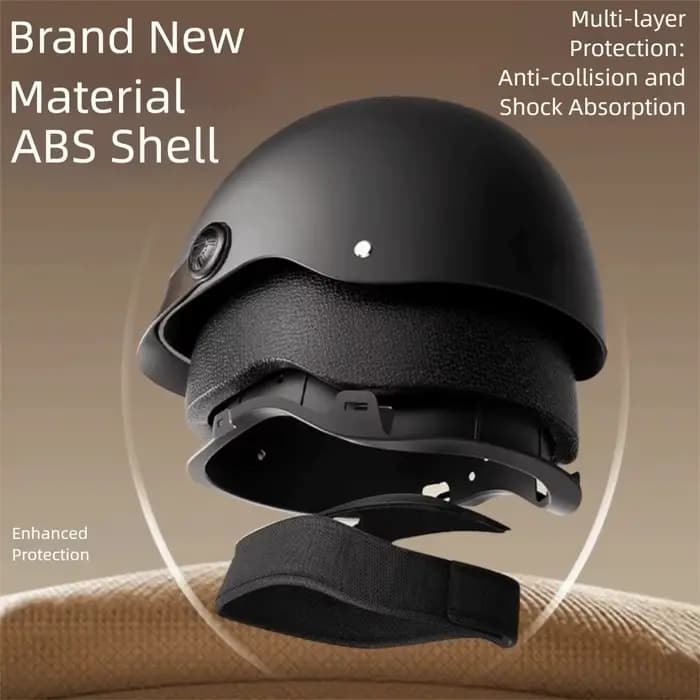 Casque de vélo électrique Ultra léger Vintage, protection solaire, demi-casque de moto respirant, prévention des chutes, casques de sécurité pour l'équitation
