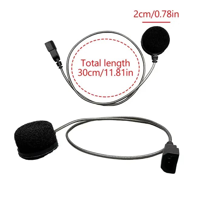 Oreillette Bluetooth pour casque de moto Cardo Freecom/Spirit, interphone, Microphone à fil souple,